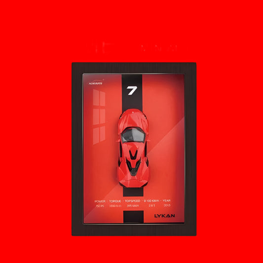 3D Car Wall Frame Ferrari