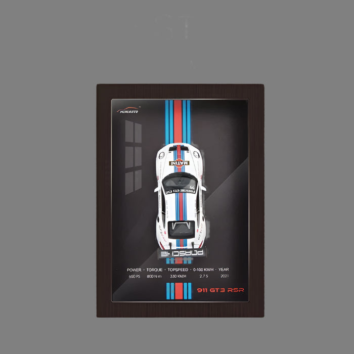 3D Car Wall Frame Porsche GT3RS